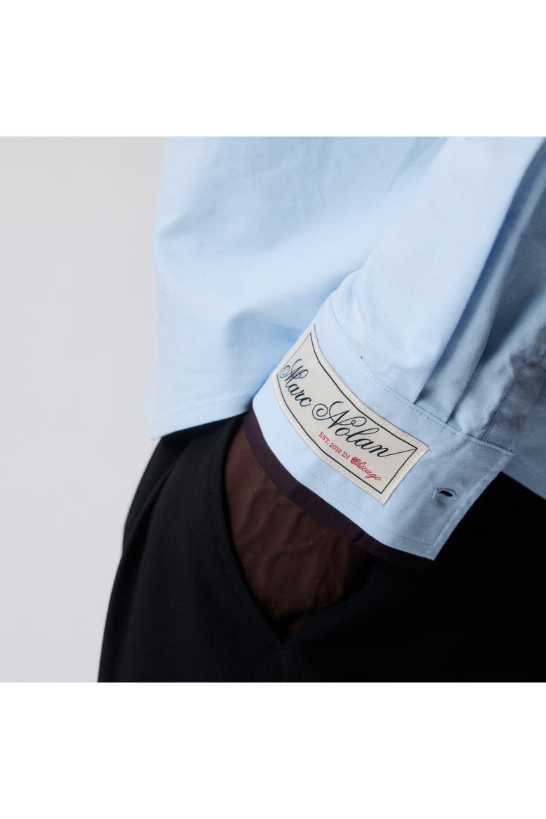 Oxford Shirt, Alternate, color, Blue