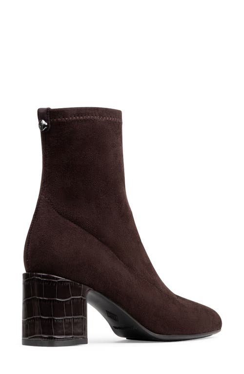 Donald Pliner Tomos Block Heel Bootie In Brown