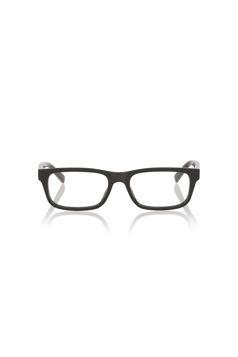 56mm Rectangle optical glasses, Alternate, color, Black