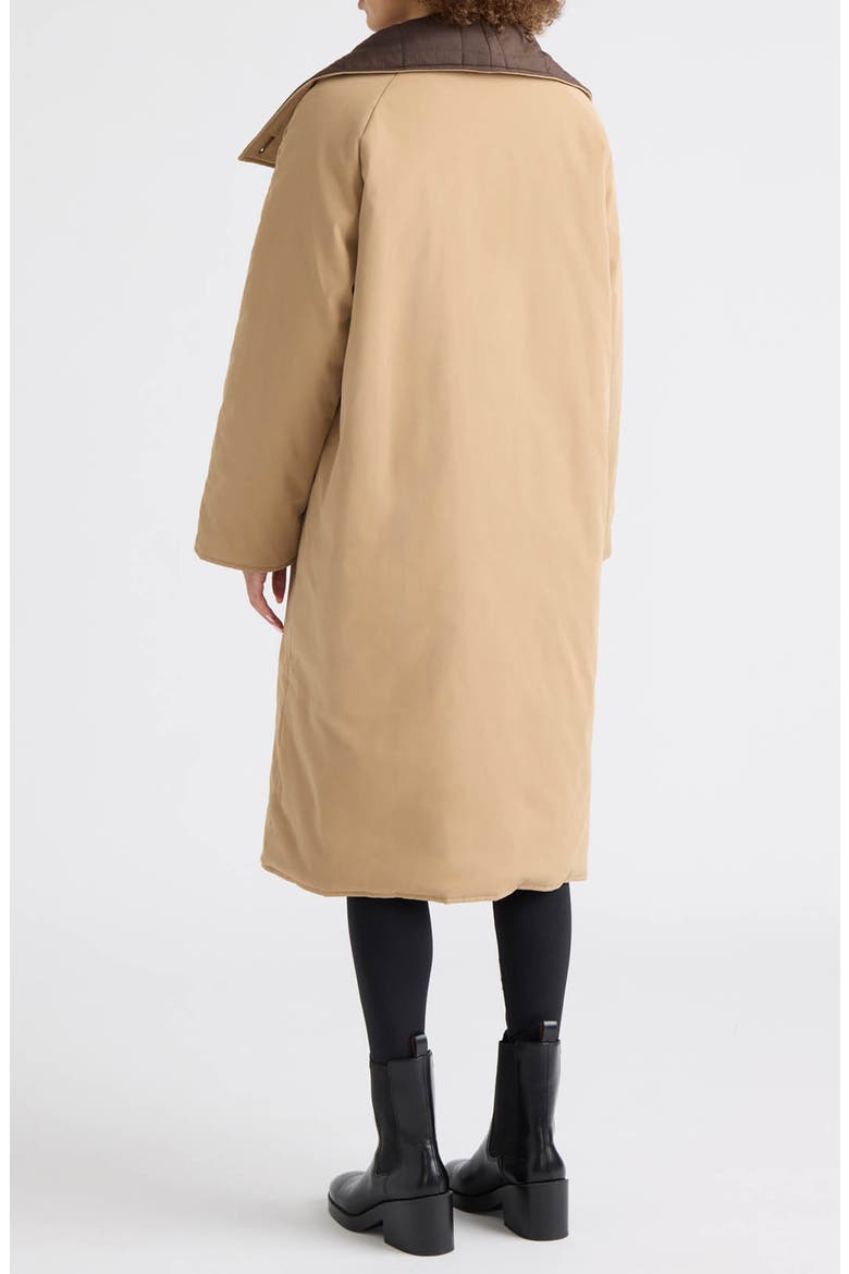 Ana Reversible Padded Wrap Coat, Alternate, color, BRITISH TAN/ ESPRESSO