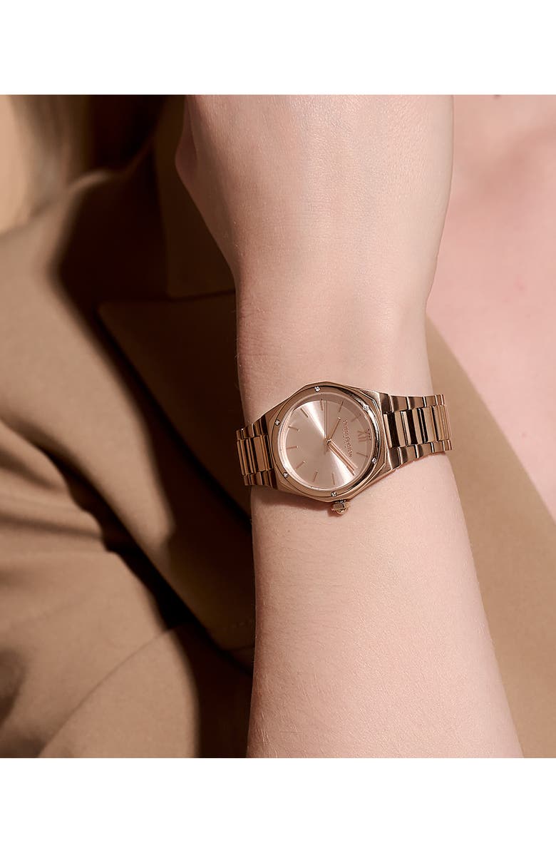 Olivia Burton Sports Luxe Hexa Bracelet Watch, 33mm, Alternate, color, Blush