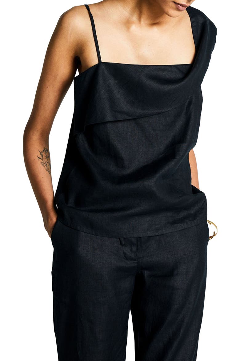 The Wandering Wave Top, Alternate, color, Black