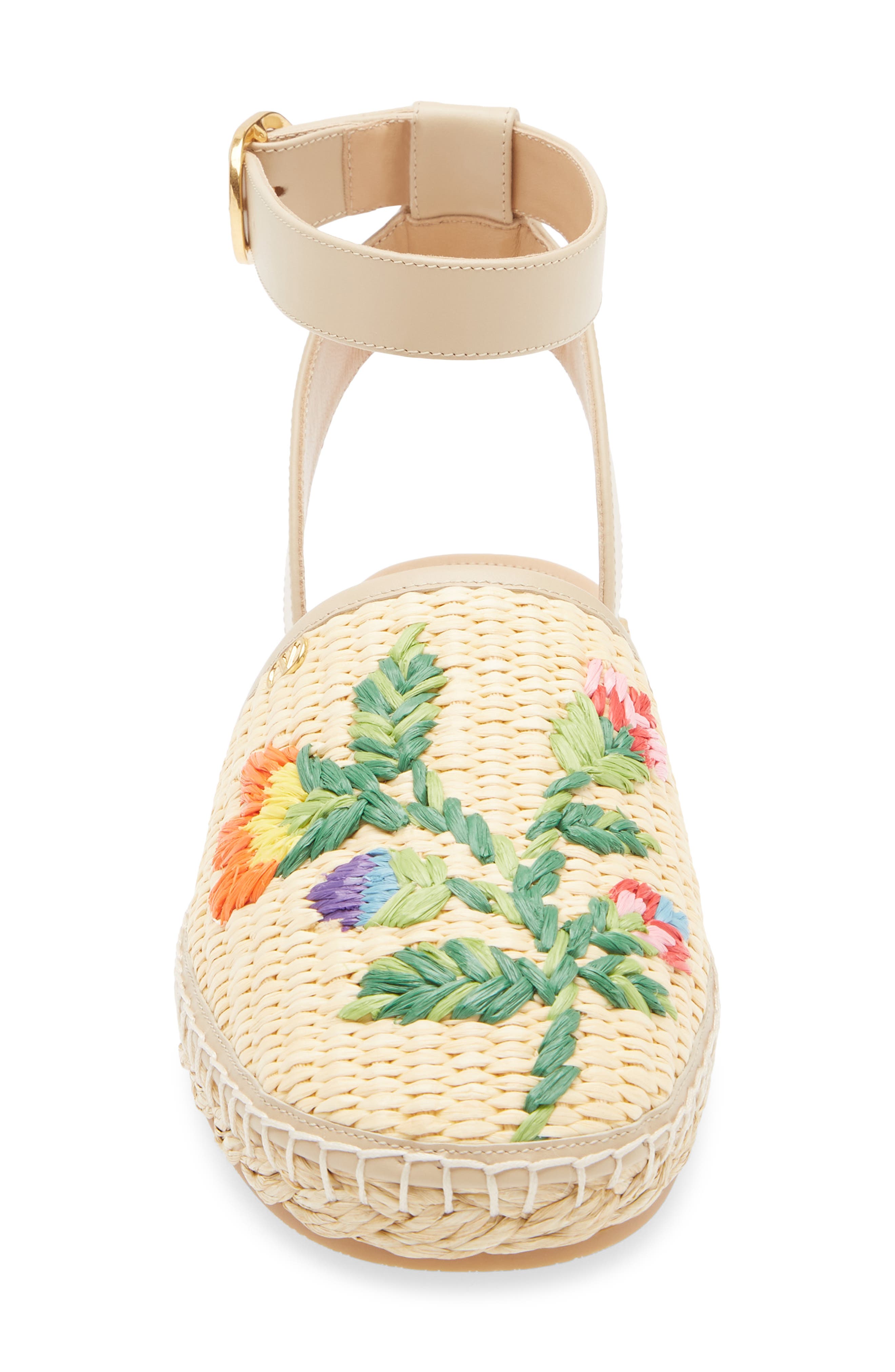 Valentino Garavani Bribri Ankle Strap Espadrille, Alternate, color, Natural