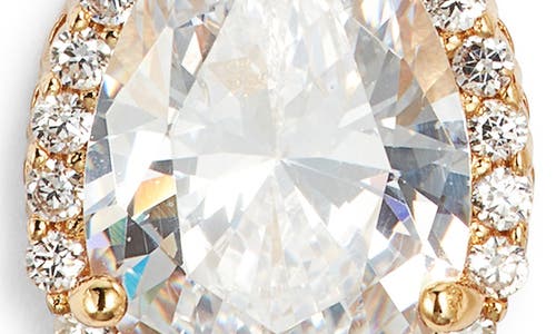 Nordstrom Cubic Zirconia Triple Drop Earrings In Gold