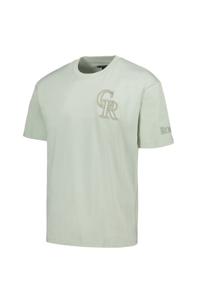 PRO STANDARD Men's Pro Standard Mint Colorado Rockies Neutral CJ Dropped Shoulders T-Shirt, Alternate, color, Mint