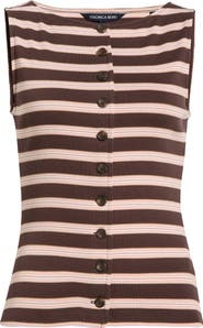 Veronica Beard Uma Stripe Vest