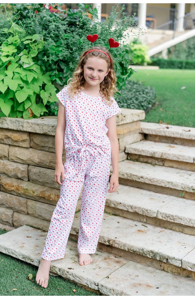 Lila and Hayes Merrick Girls' Pant Set, Alternate, color, 