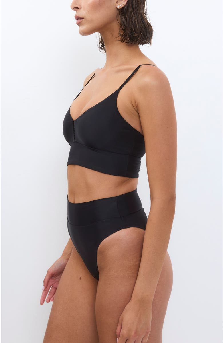 Biliblond Bikini Top Rotem Basic, Alternate, color, Black