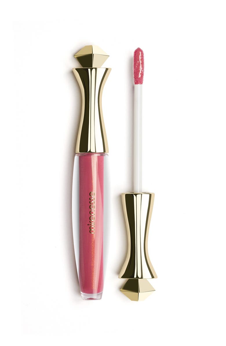 MIRENESSE Velvet Lip Lift Gloss Plumper - 76. On Top, Main, color, 