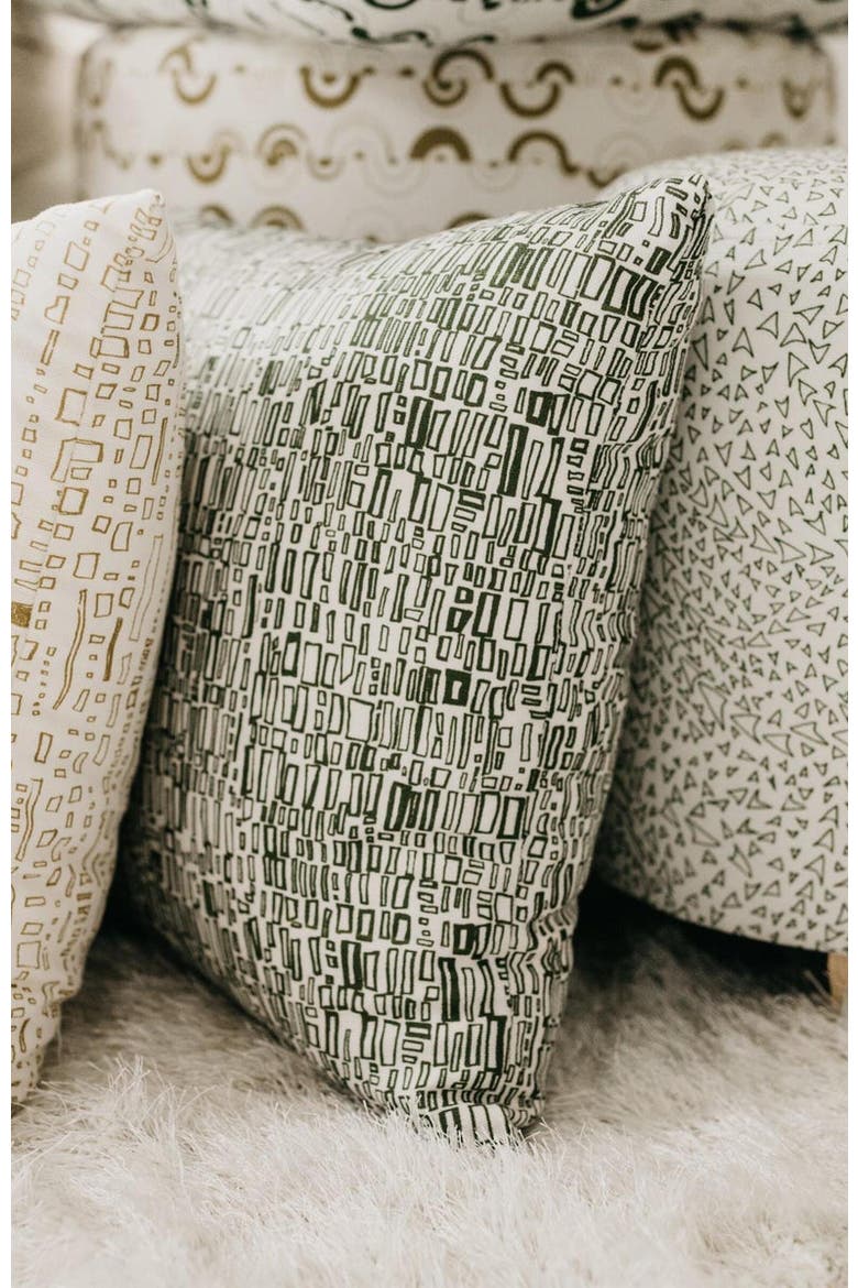 Capistrano in Halcyon 18" x 18" Pillow, Alternate, color, Halcyon