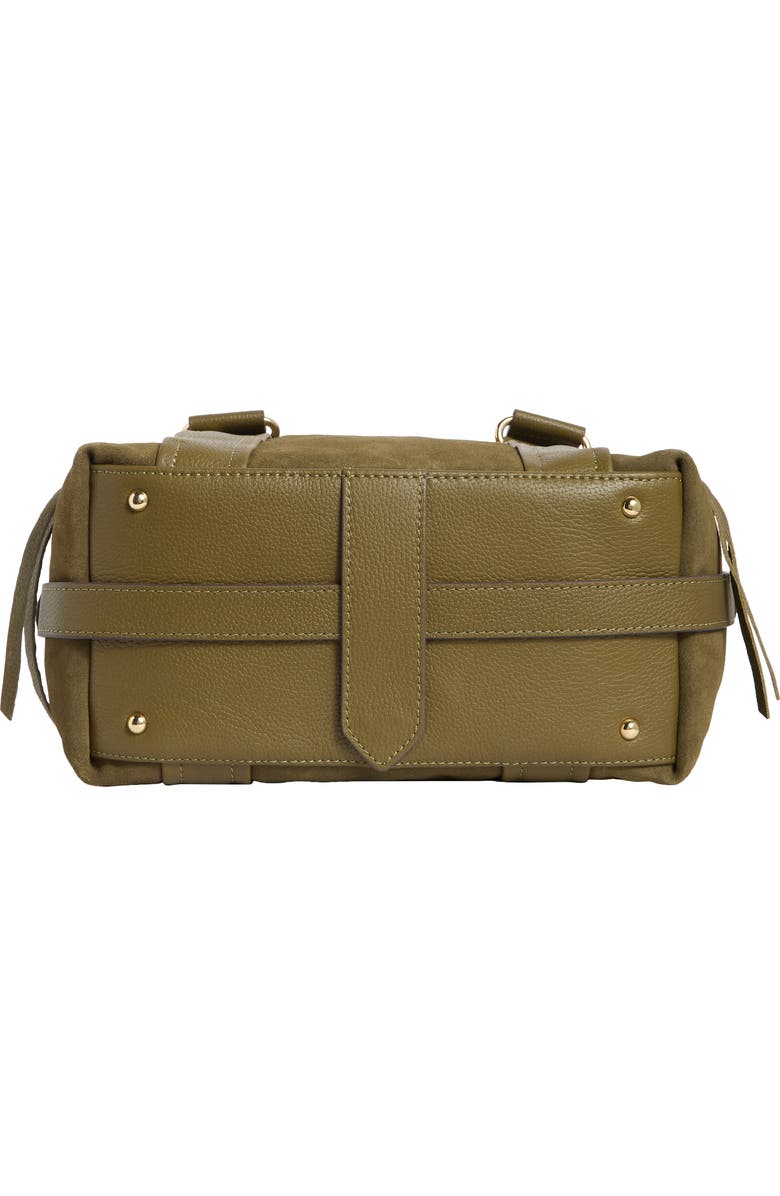 AIMEE Sierra Satchel Bag, Alternate, color, Kelp Suede