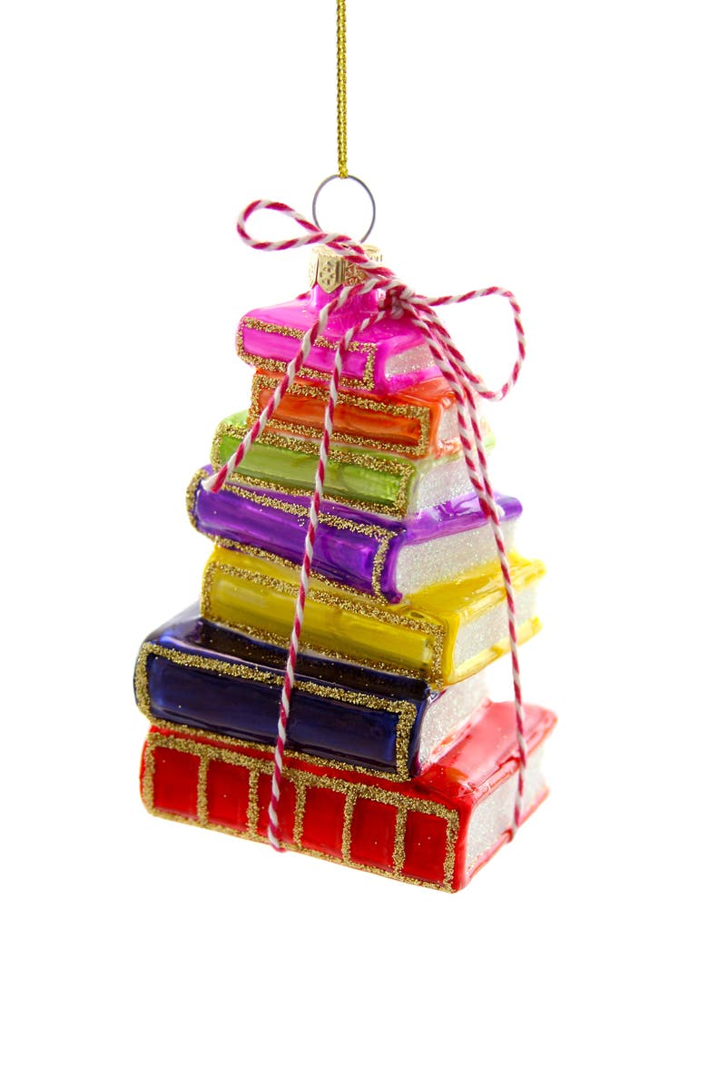 Cody Foster & Co. Cody Foster Stacked Books Ornament, Main, color,