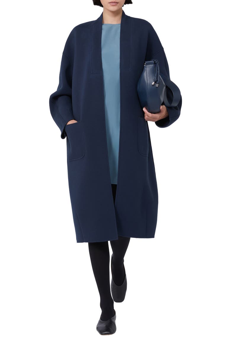 MM by Max Mara Pavido Sleeveless A-Line Dress, Alternate, color, Avio