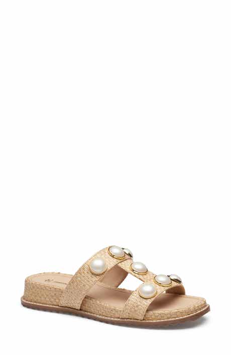 Chandler Embellished Wedge Slide Sandal