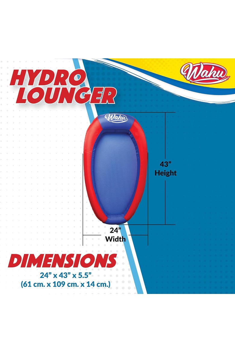 Hydro Lounger Versatile Pool Lounge Float for Sunbathing, Inflatable Pool and Beach Float, Alternate, color, None