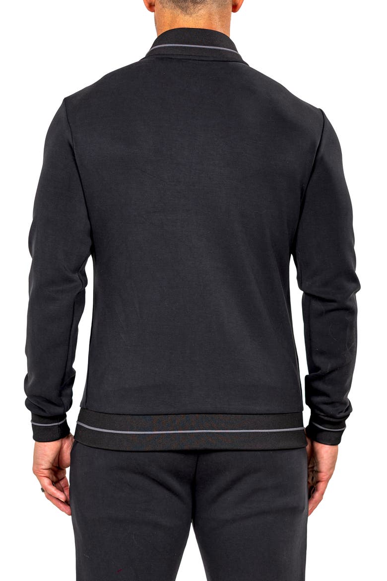 Marthyr0005 Black Zip Sweatshirt, Alternate, color, BLACK