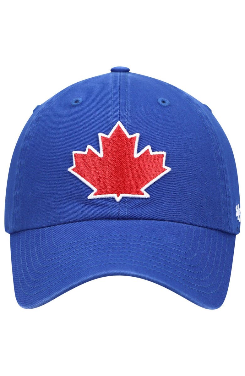 '47 Men's '47 Royal Toronto Blue Jays Clean Up Adjustable Hat, Alternate, color,