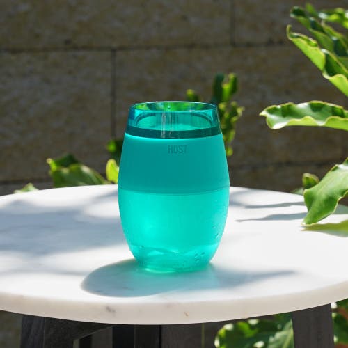 Host Wine Freeze Cooling Cup In Tinted Green