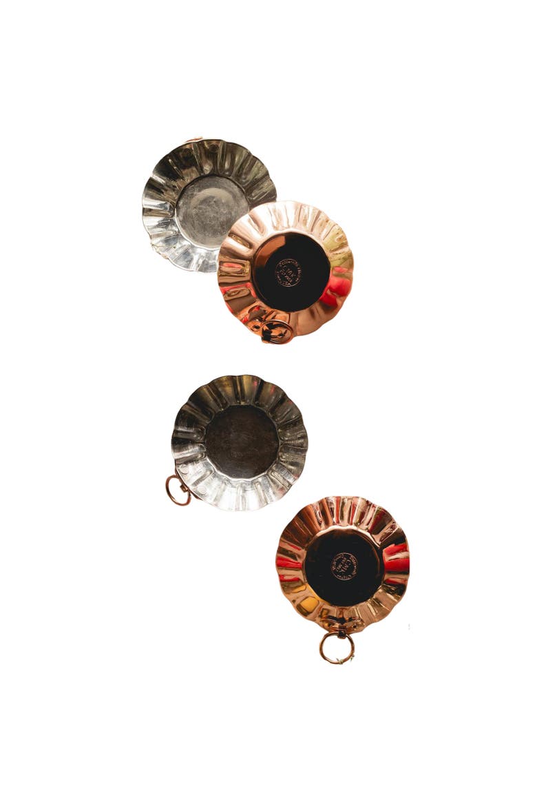 CMK French Inspired Tartlet Moulds - Set of 2, Alternate, color, Copper