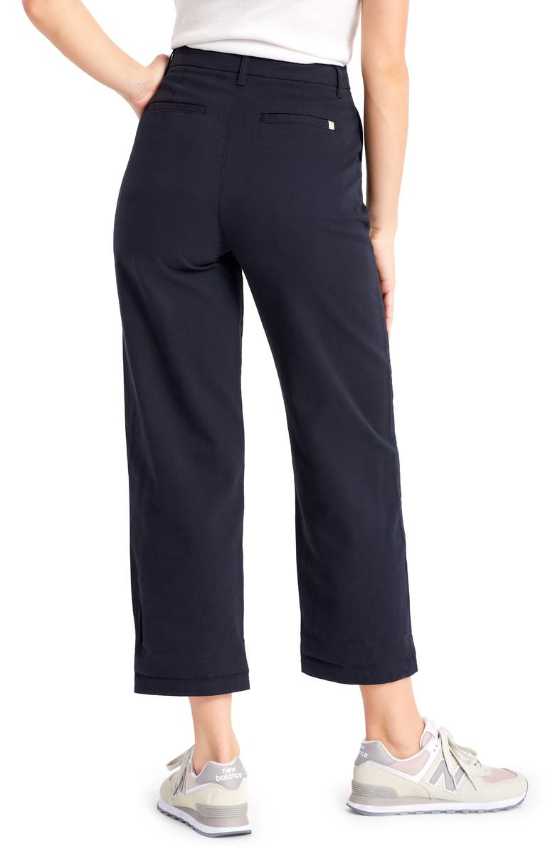 Brixton Victory High Waist Wide Leg Ankle Pants, Alternate, color, 