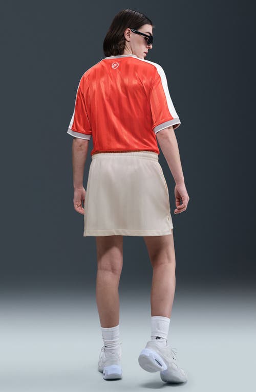 Nike Sportswear Jacquard Stripe Miniskirt In White