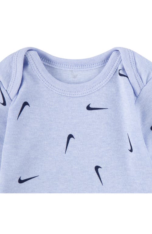 Nike Essentials 2-pack Bodysuits & Joggers Set In Cobalt Bliss Heather