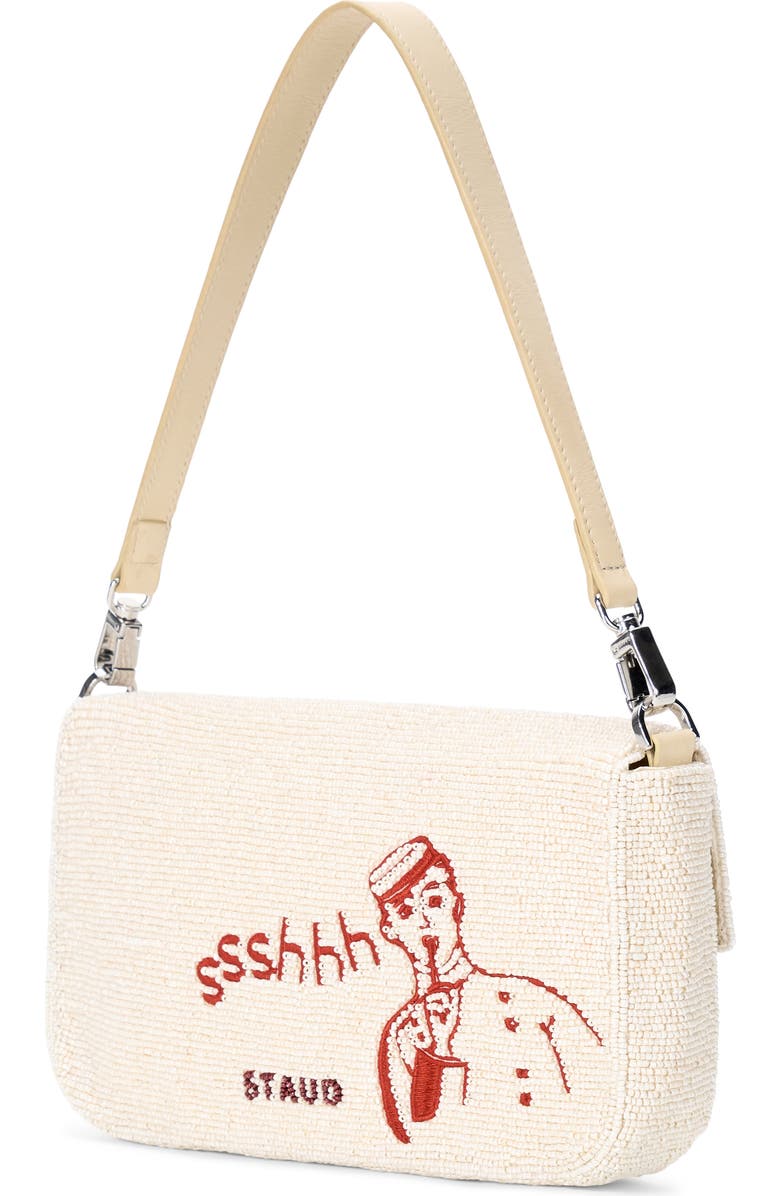 STAUD Timmy Beaded Convertible Shoulder Bag, Alternate, color, Do Not Disturb