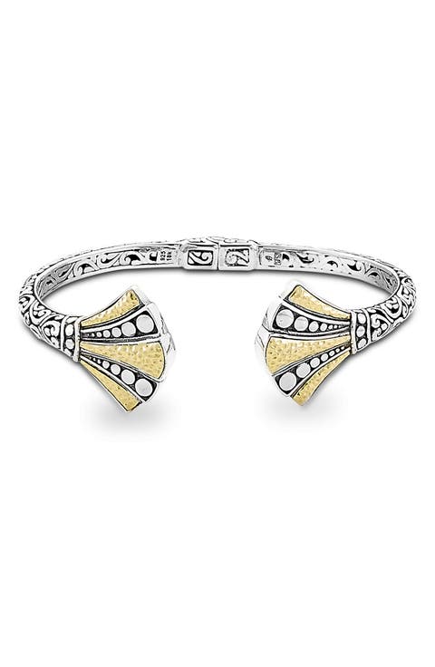 Fan Dot Design Bangle Bracelet