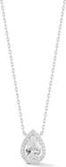 GLAZE JEWELRY Pear Cubic Zirconia Pendant Necklace