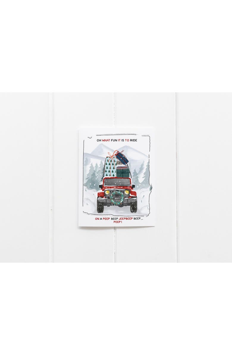 Ramus & Co Holiday/Christmas Santa & Dogs Assorted Set of Greeting Cards, Alternate, color, Multi-Pack