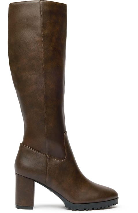 Vegan Edam Knee-High Boots