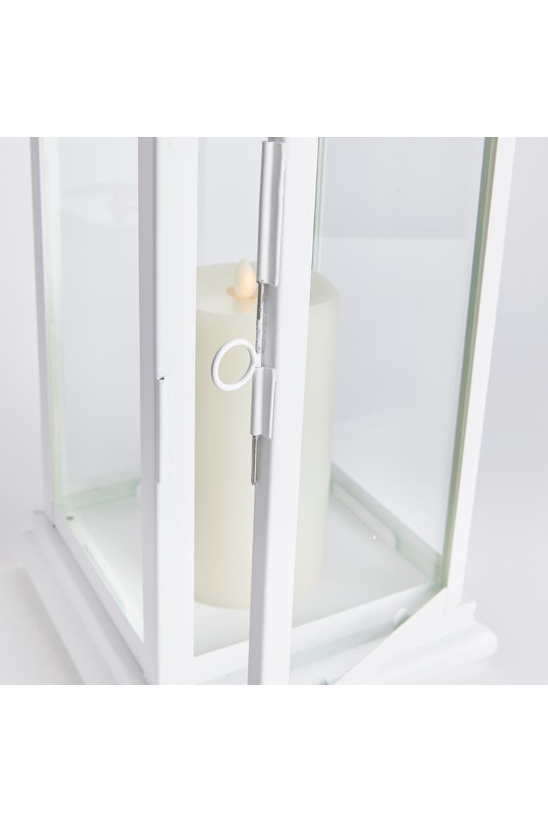 Matilda Outdoor Lantern Candle Holder, Alternate, color, White