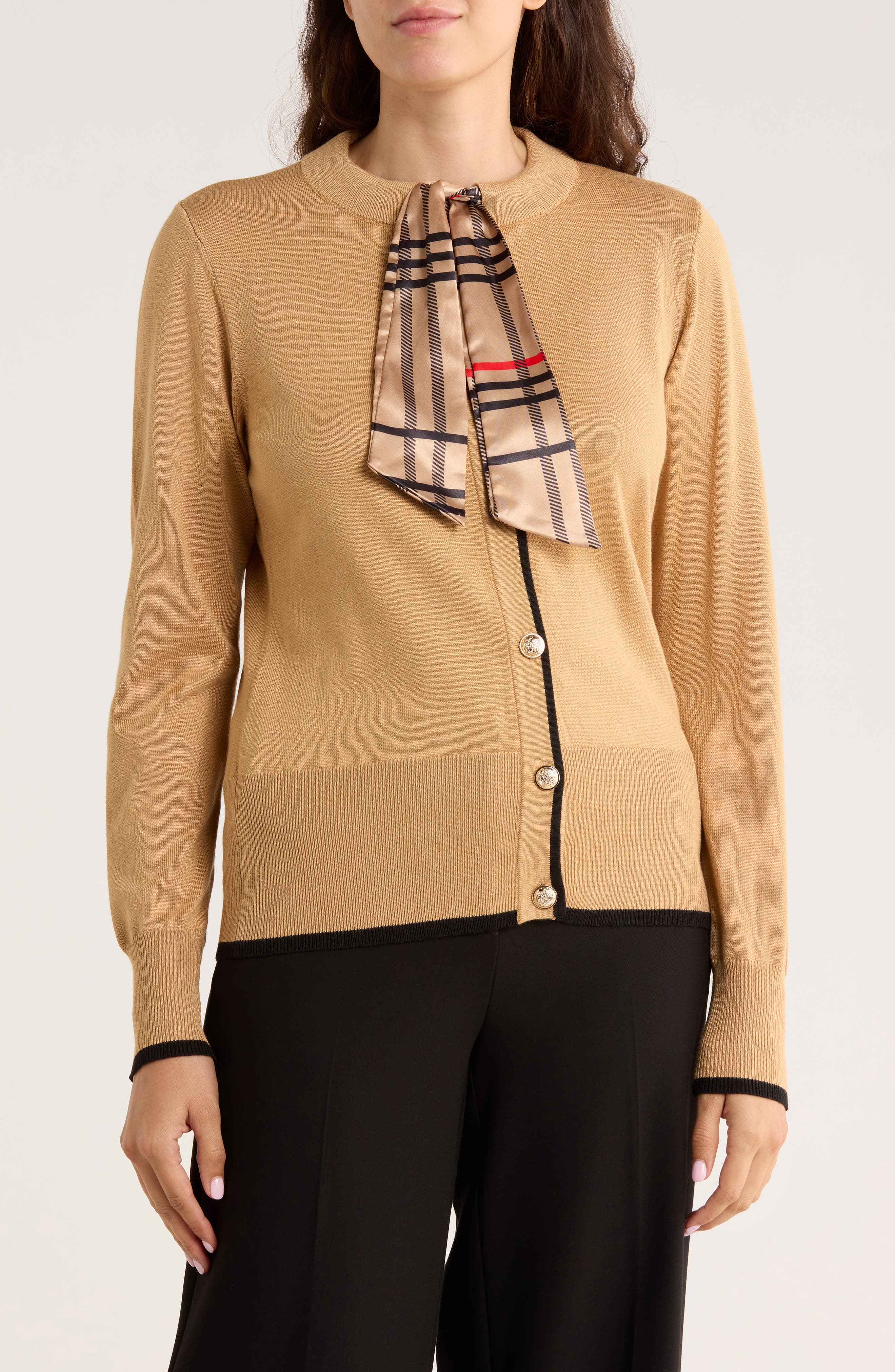 Nora Scarf Cardigan - image 3
