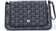 Pre-Owned Goyard Plumet Clutch Wallet Coated Canvas