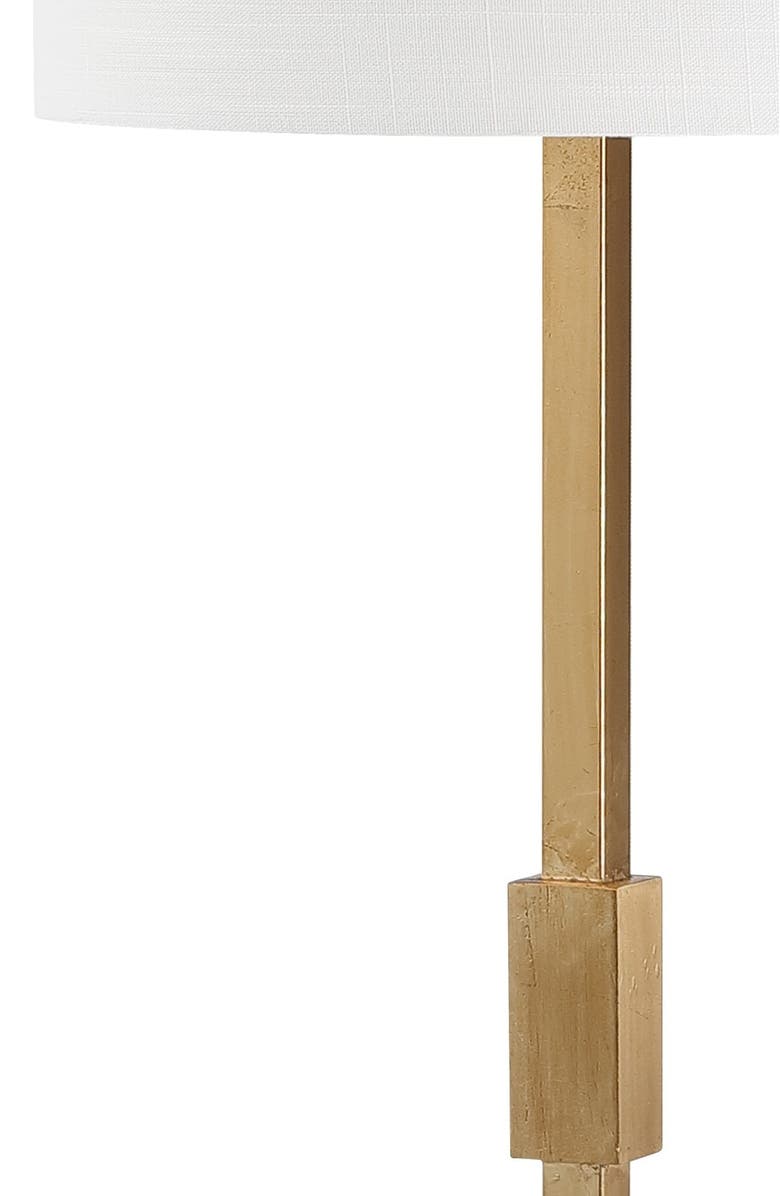 JONATHAN Y Windsor 61.5" Resin/Metal LED Floor Lamp, Gold Leaf, Alternate, color, Gold Leaf