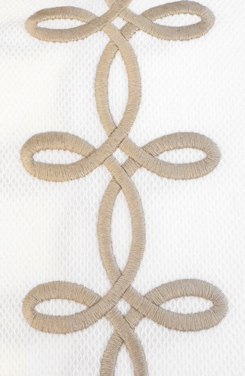 Matouk Gordian Knot Shower Curtain, Alternate, color, Truffle