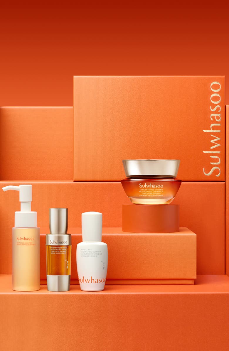 Sulwhasoo Concentrated Ginseng Rejuvenating Cream Rich Set $331 Value, Alternate, color, 