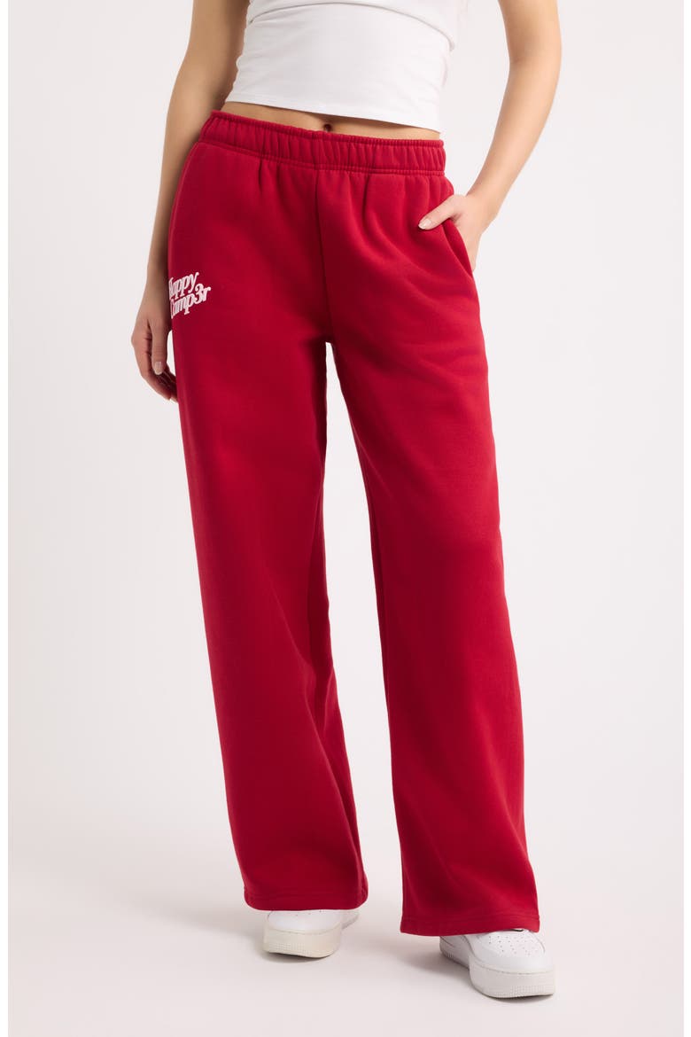 Apple Puff Series Sweatpants, Main, color, DEEP RED