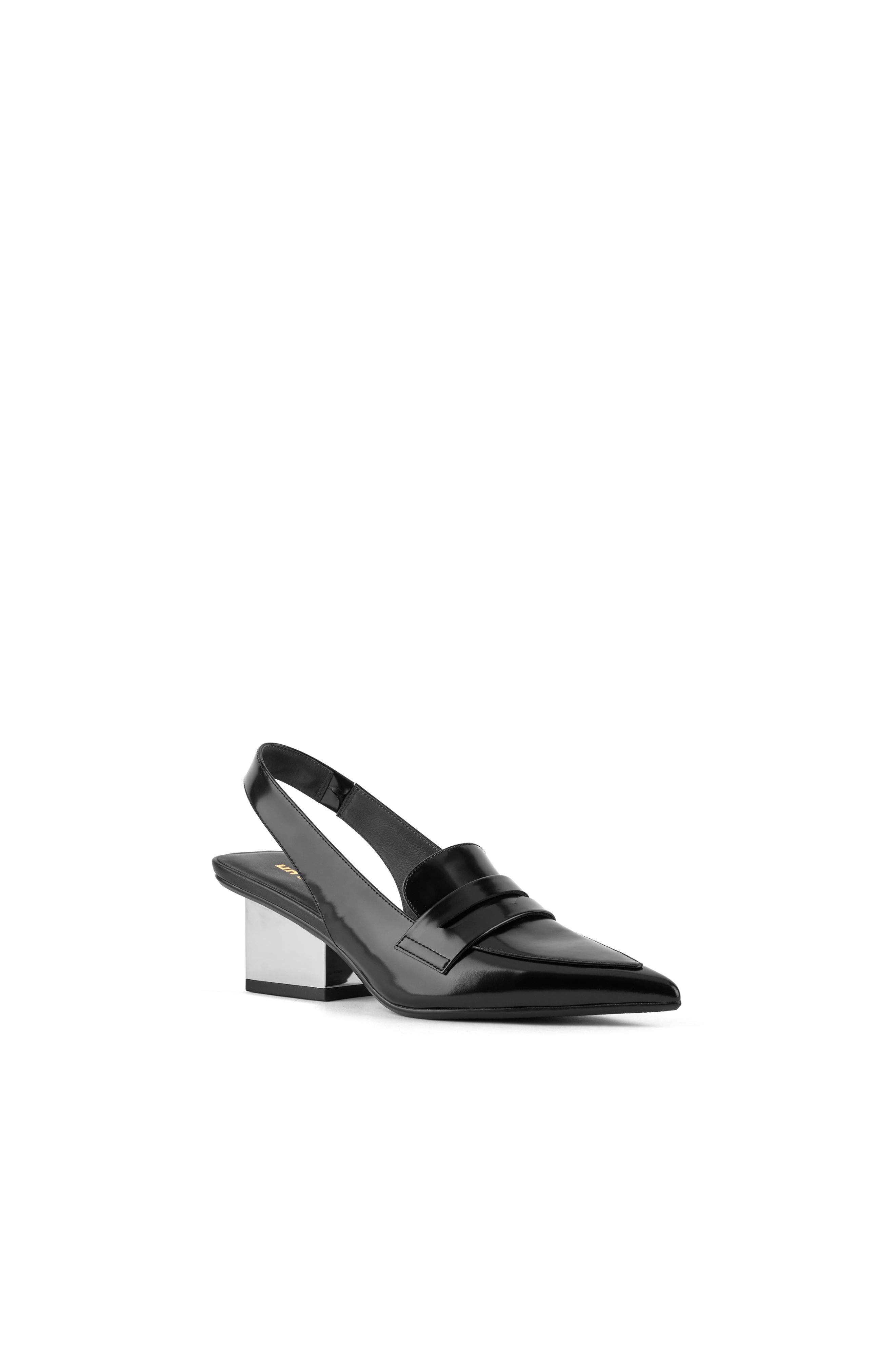 United Nude Raila Loafer Mid Pumps, Alternate, color, Black