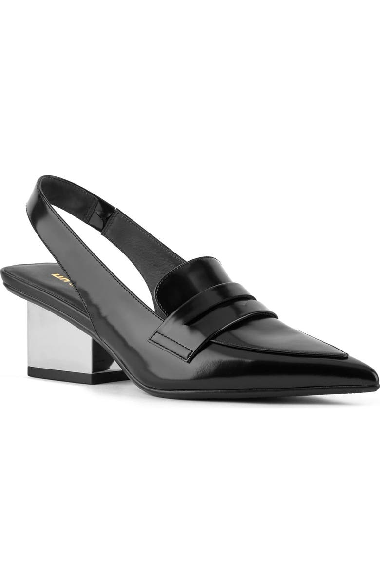 United Nude Raila Loafer Mid Pumps, Alternate, color, Black