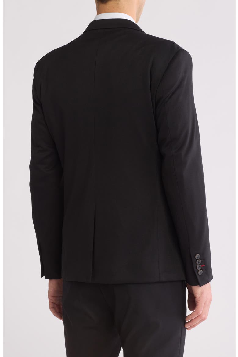 Super Stretch Cotton Blend Blazer, Alternate, color, BLACK