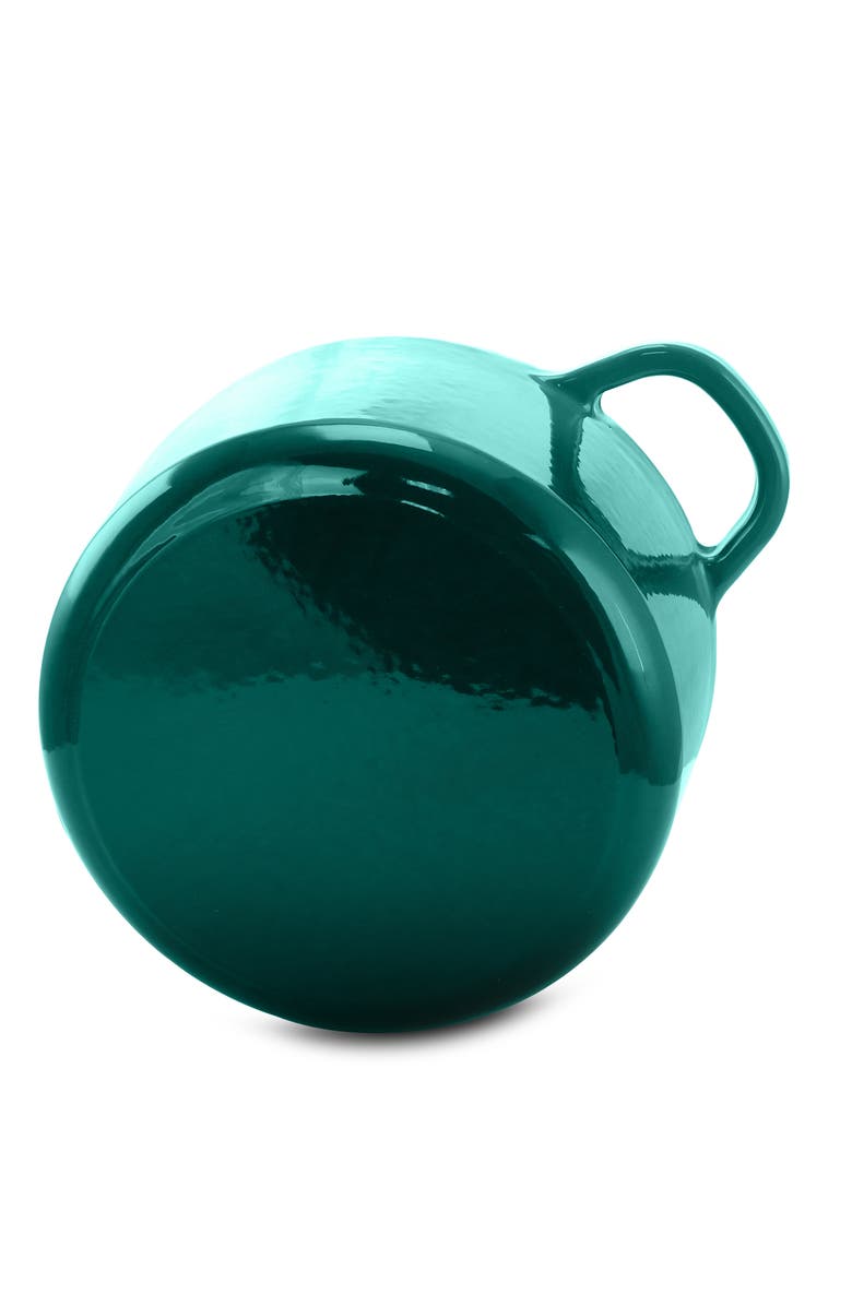 Crock-pot 3 Quart Enameled Cast Iron Casserole with Lid, Alternate, color, Blue