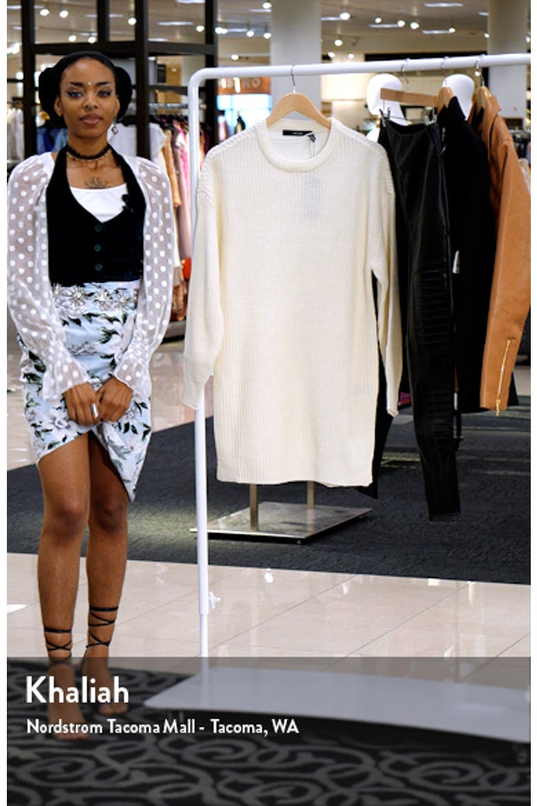 Lea Long Sleeve Sweater Minidress video