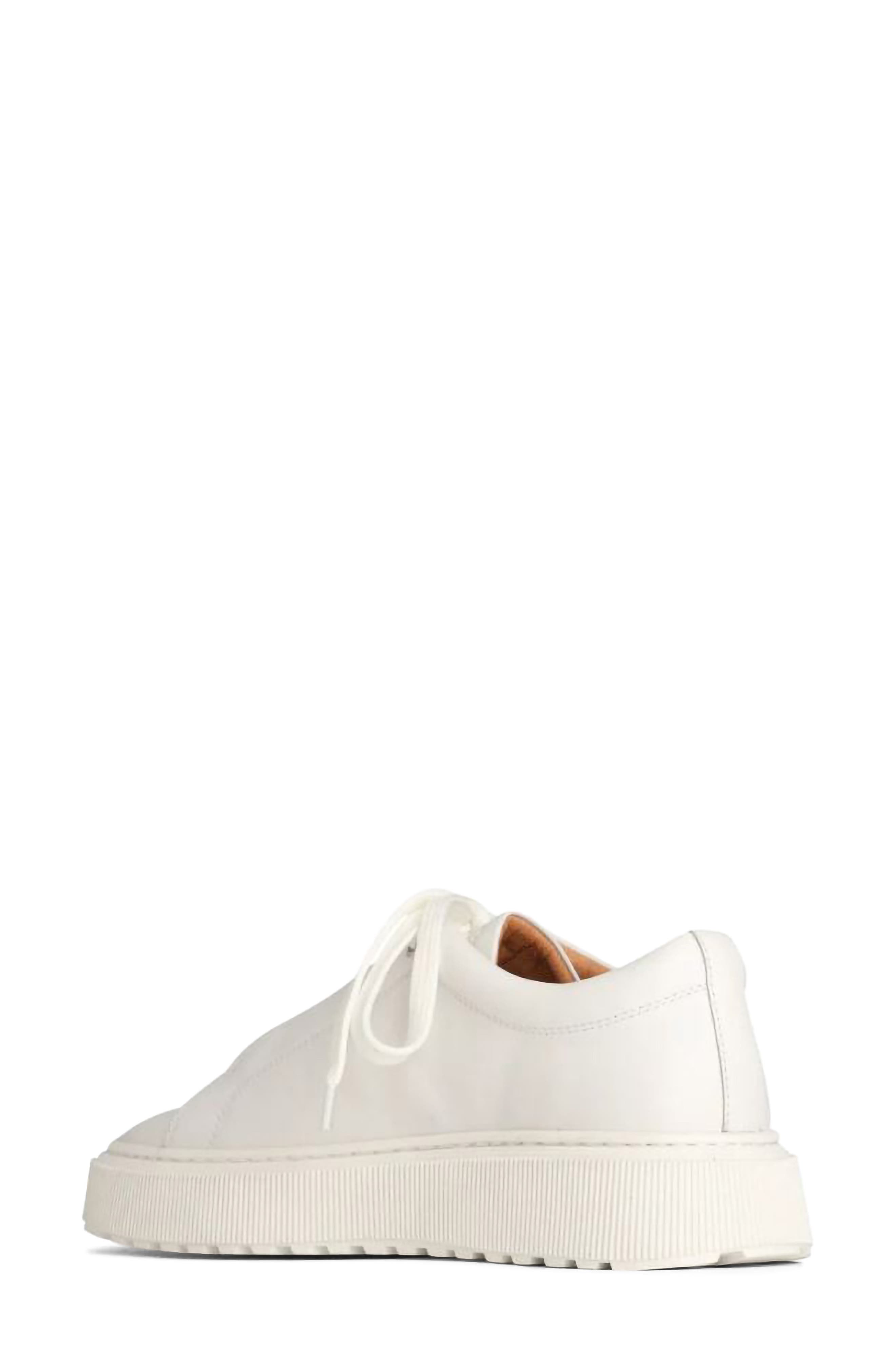 Lae Leather Sneaker, Alternate, color, WHITE