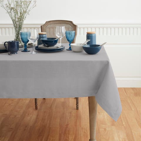 Linen Tablecloth for Dining Table, Holiday and Everyday Table Decor - Fete