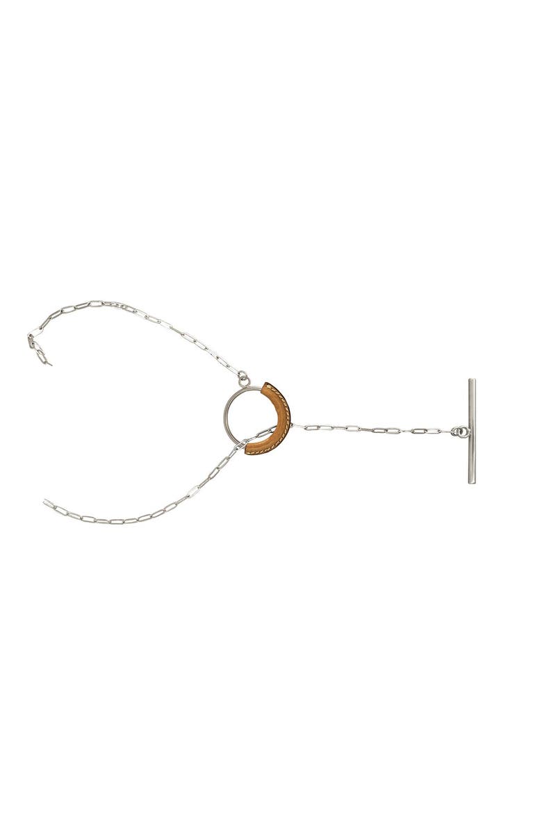 Origins Sliding Necklace, Main, color, Silver