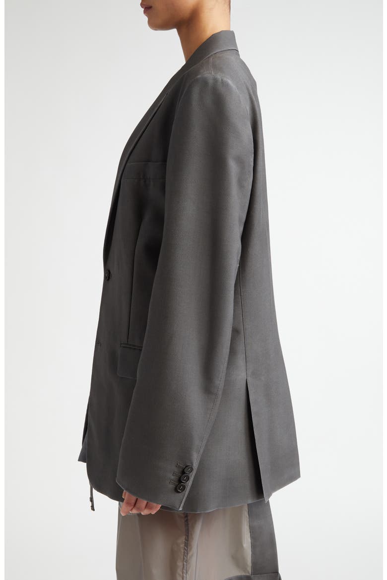 Mohair & Wool Suit Jacket, Alternate, color, DARK TAUPE