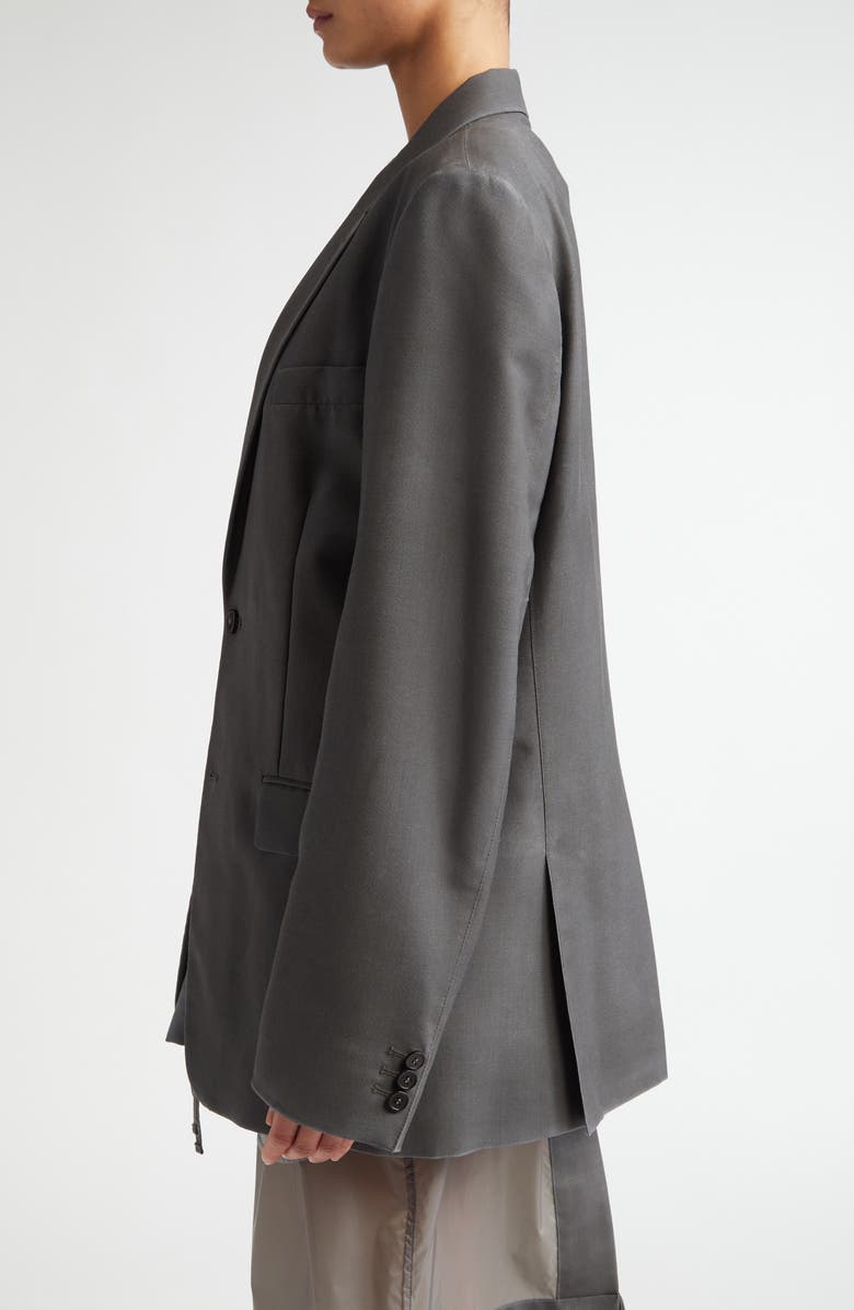 Maison Margiela Mohair & Wool Suit Jacket, Alternate, color, Dark Taupe