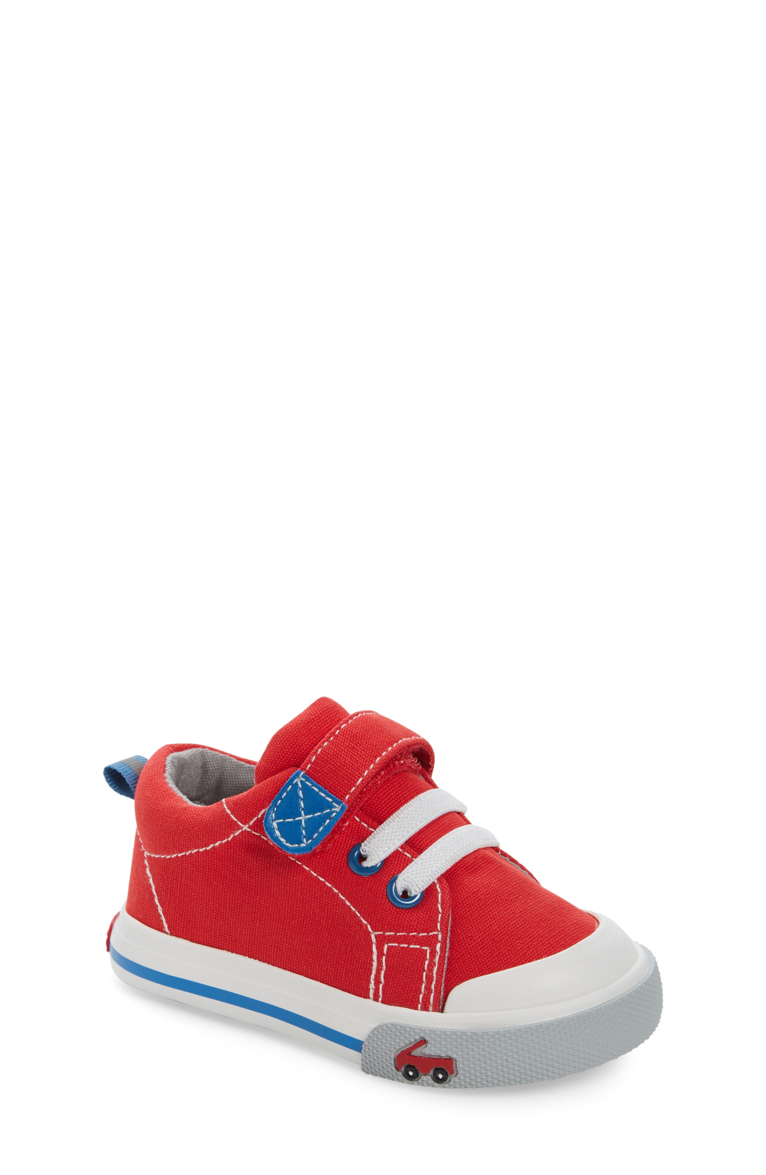 Stevie II Sneaker, Main, color, RED