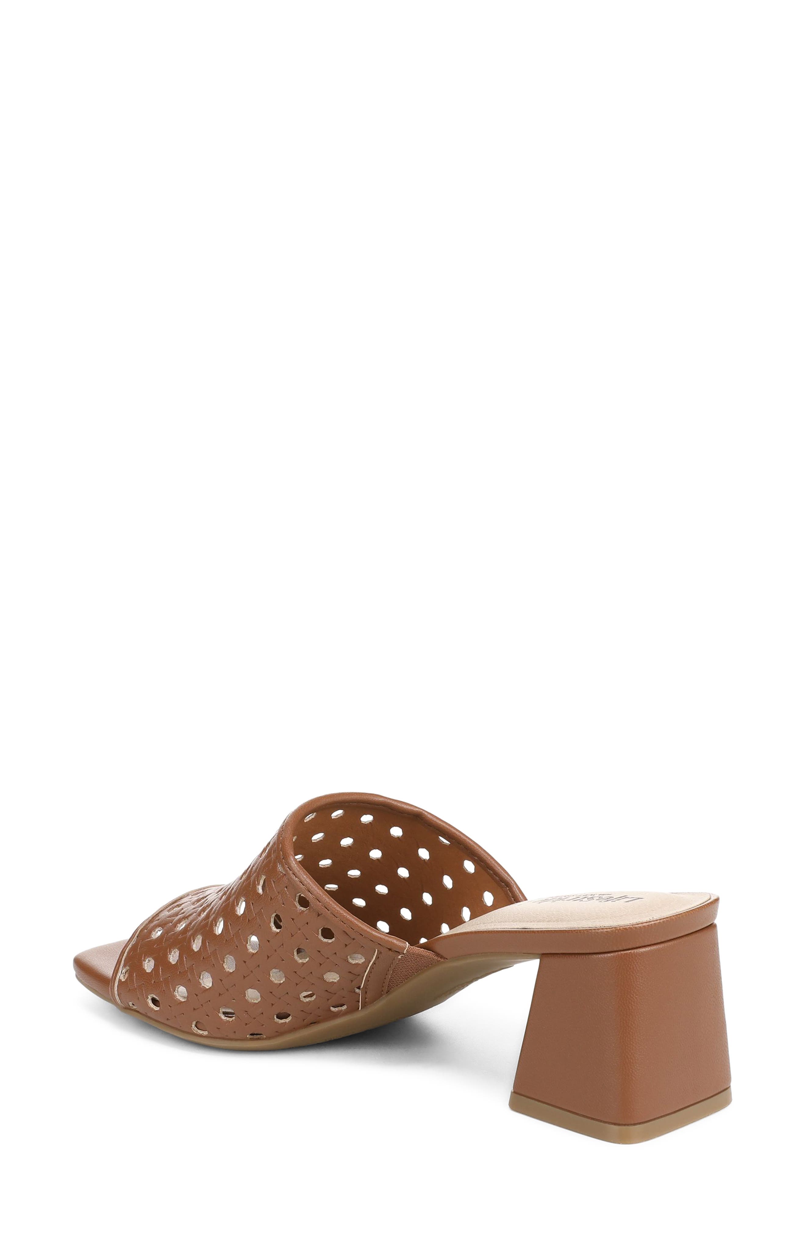 Colette Slide Sandal, Alternate, color, CARAMEL